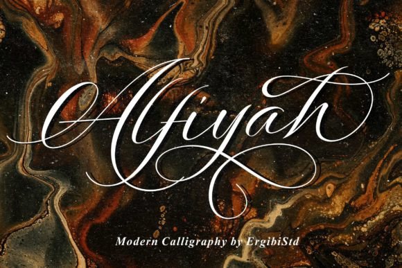 Alfiyah Font: A Stylish Script for Creative Makers