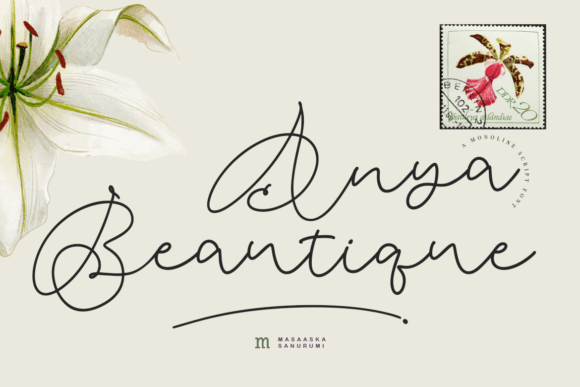 Anya Beautique: The Modern Script Font for Elegant Small Business Branding