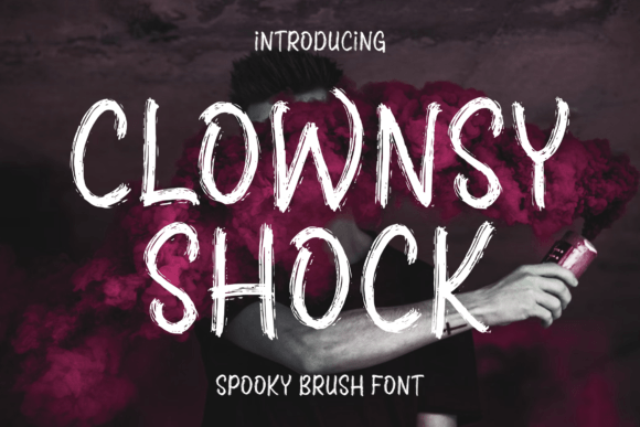 Clownsy Shock Font – A Spooky Script for Business Branding