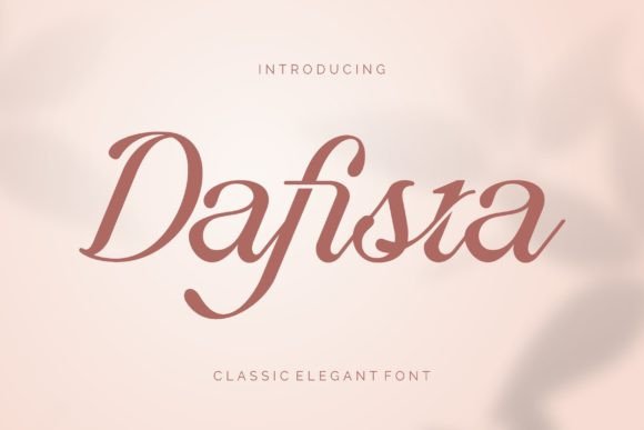 Dafista Font: A Script Typeface for Timeless Web Design