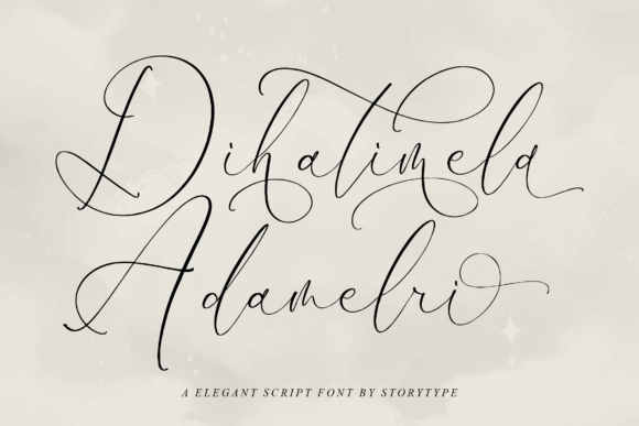 Dihatimela Adamelri Font for Creative Campaigns