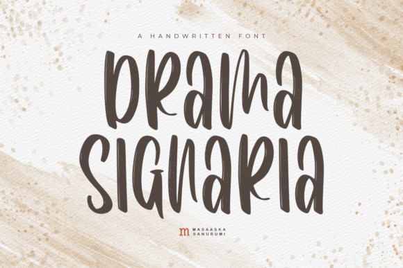 Drama Signaria Font for Creative Campaigns