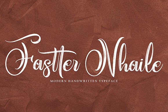 Fastter Nhaile: A Handwritten Script Font for Elegant Web Design