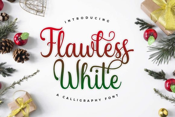 Flawless White: A Timeless Script Font for Modern Design