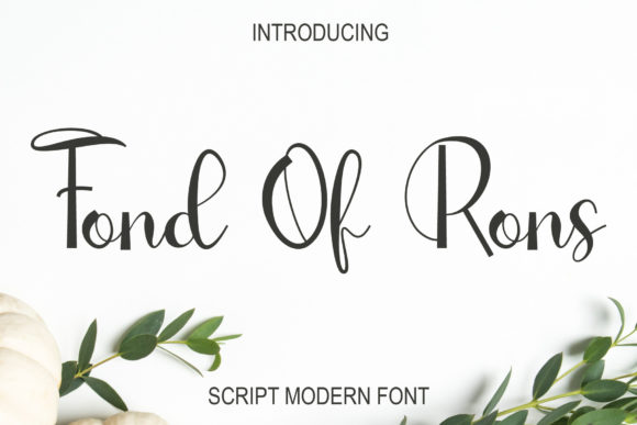 Fond of Rons Free Download: Elegant Script Review