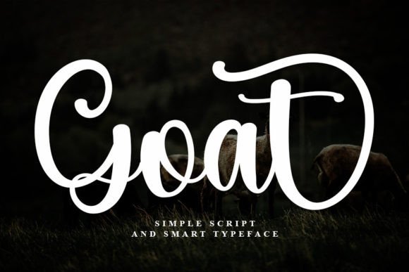 Goat: The Casual Script Font for Polished Brand Visuals