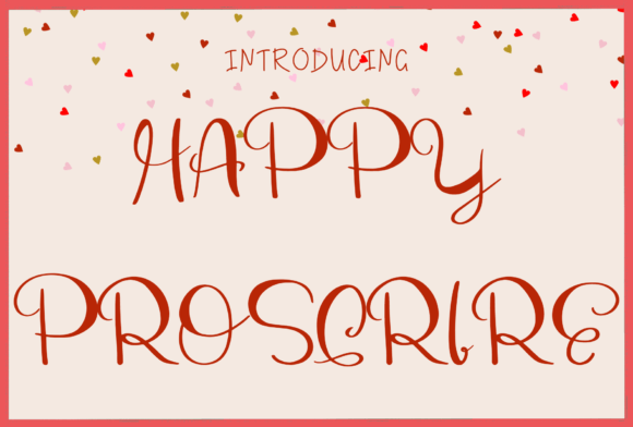 Happy Proscrire Font Review for Handmade Sellers