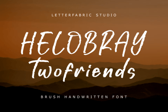 Helobray Twofriends: A Versatile Script Handwritten Font