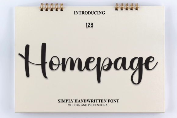 Homepage Font: A Fresh Script for Modern Campaigns