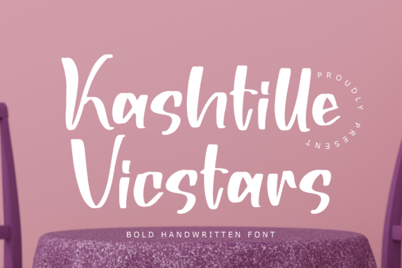 Kashtille Vicstars Bold Handwritten Font Review for Campaign Design
