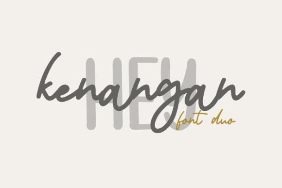 Kenangan Duo Font: A Sweet Touch for Your Brand Typography
