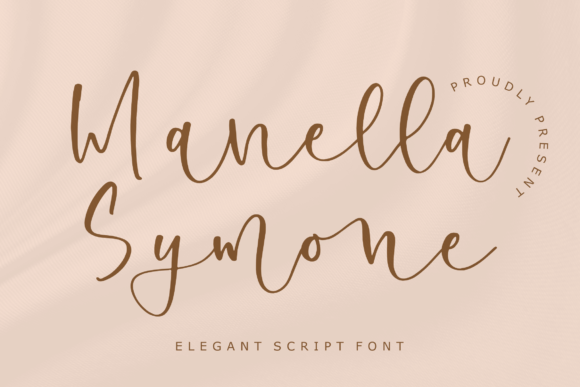 Manella Symone – A Script Font for Editorial Elegance