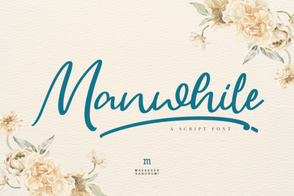 Manwhile: A Modern Script Font for Creative Projects