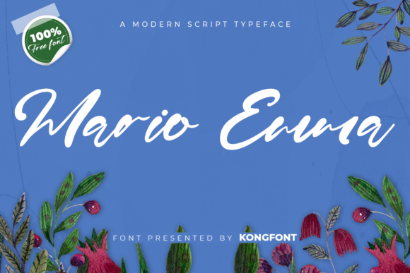 Mario Emma: A Neat Script Font for Editorial Design