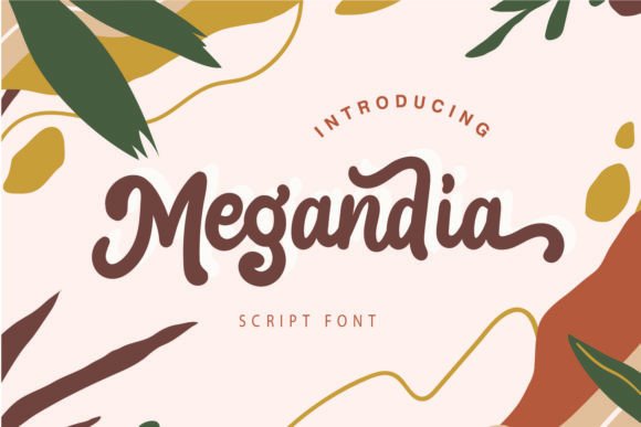Megandia: The Modern Script Font for Elegant Branding