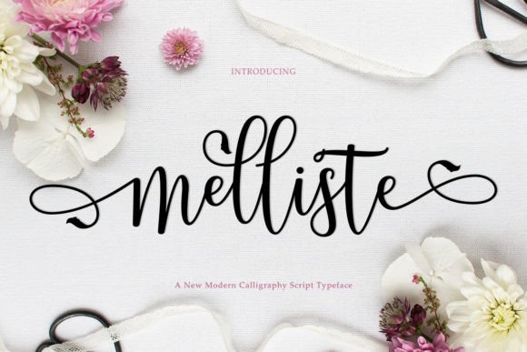 Melliste: A Script Font for Editorial Elegance