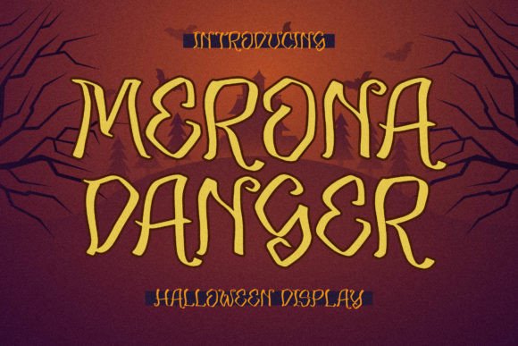 Merona Danger Font for Halloween-Themed Campaigns