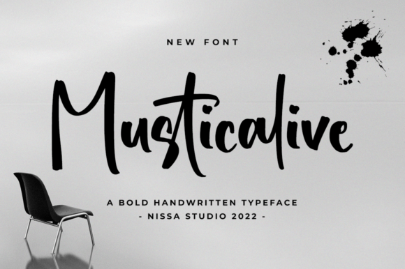 Musticalive: A Script Font That Elevates Your Brand