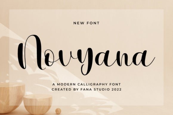 Novyana Script: A Stylish Font for Editorial Design