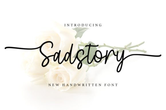 Sadstory: The Perfect Script Handwritten Font for Creative Projects