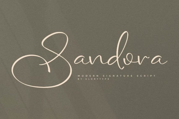 Sandora: A Modern Script Font for Creative Campaigns