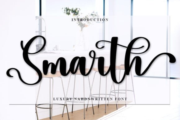Smarth Script Font for Social Media and Brand Design