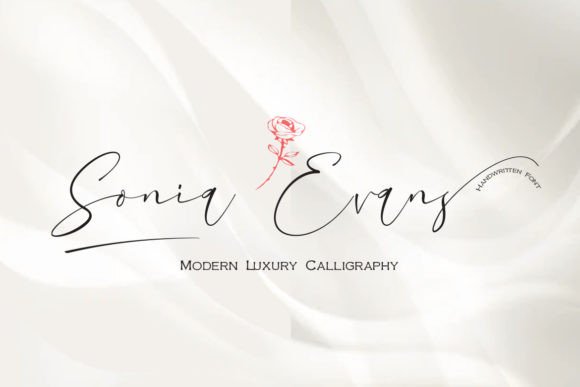 Sonia Evans Script Font Review for Elegant Branding