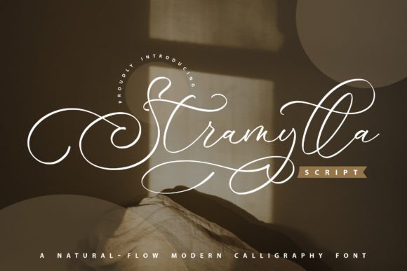 Stramylla Script Font for Elegant Digital Branding