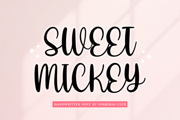 Sweet Mickey Font for Elegant Editorial Design