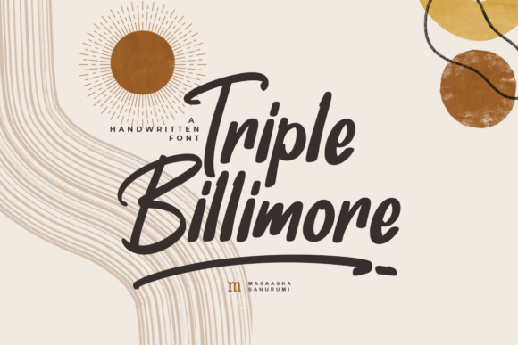 Triple Billimore: A Playful Script Handwritten Font for Modern Web Design