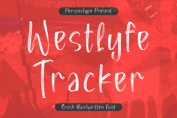 Westlyfe Tracker: A Brush Handwritten Font for Brand Identity