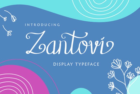 Zantovi: A Modern Script Font for Elegant Branding and Invitations